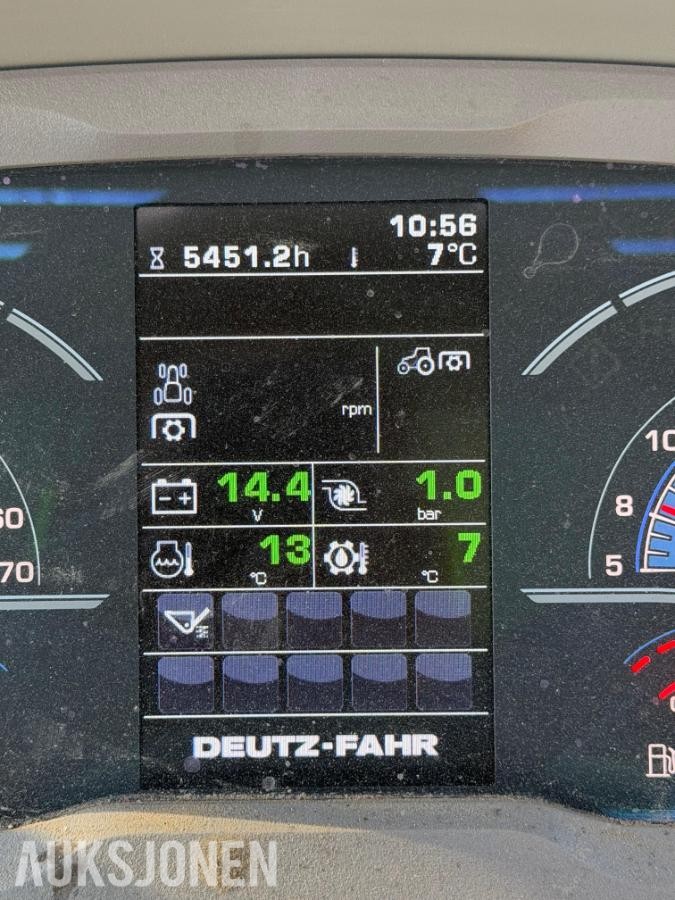 2018 Deutz-Fahr Agrotron 6175 TTV/trinnløs girkasse, frontlaster